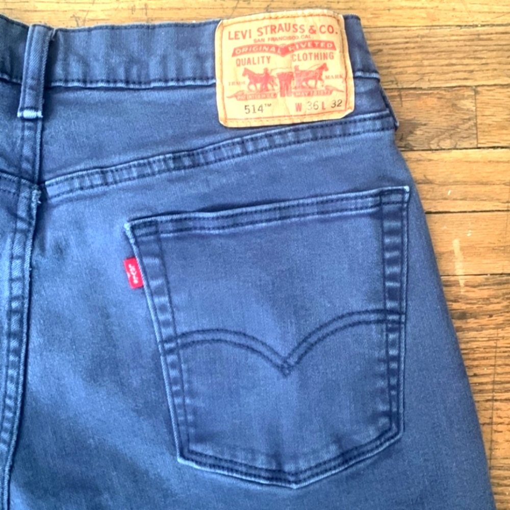 Levi's men's 514 jeans size 36 x 32